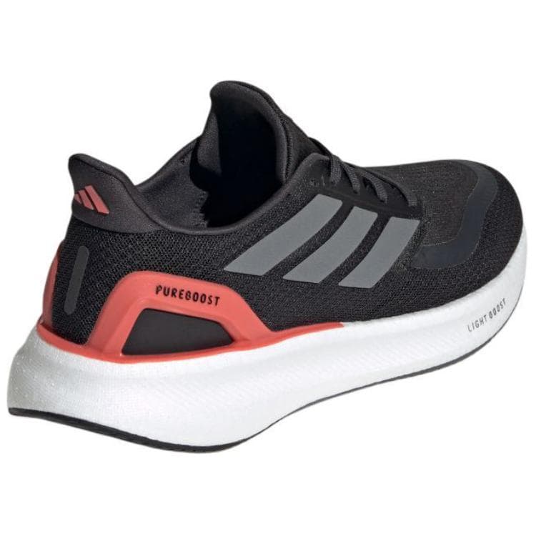 Кроссовки для бега Adidas PUREBOOST 5 Сетчатая ткань противоскользящие устойчивые к истиранию низкий топ беговые кроссовки женские черные - изображение 4