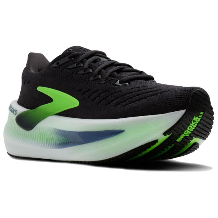 Кроссовки для бега Brooks Glycerin Max 2 Мягкий и Комфортный Повседневные Беговые Кроссовки Мужские Черные Зеленые - изображение 3