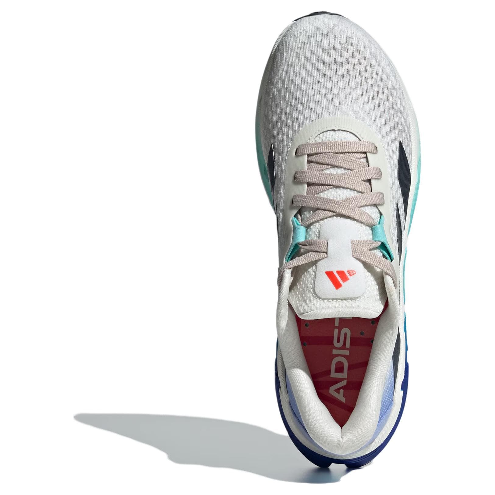 Кроссовки для бега Adidas ADISTAR 3 Устойчивая к истиранию Низкая Обувь для повседневных тренировок бег на длинные дистанции мужская белая - изображение 5