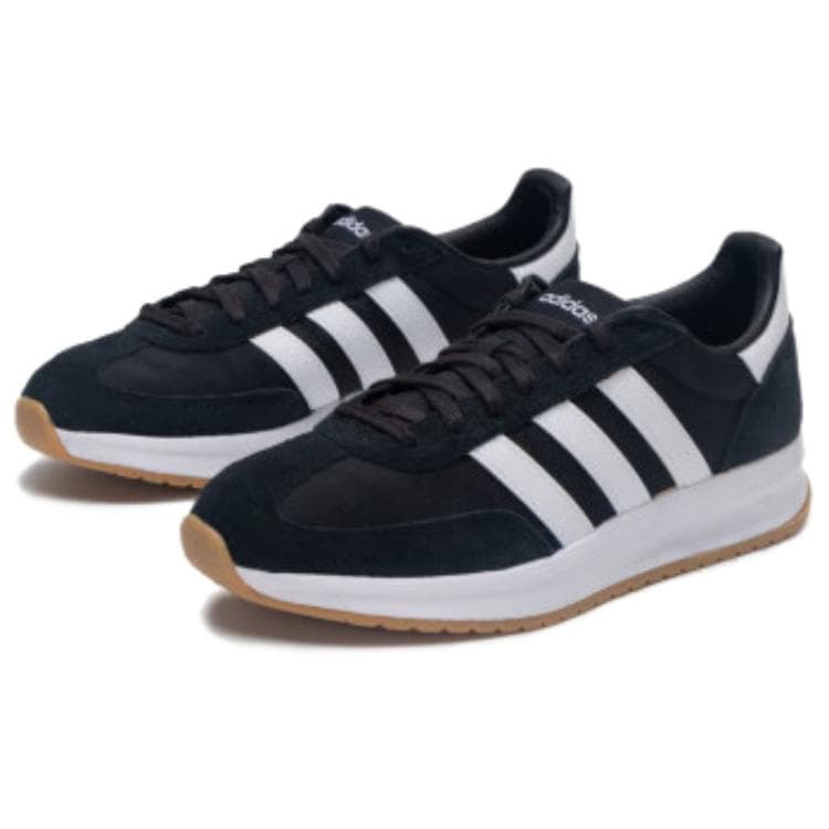 Кроссовки для бега Adidas RUN 70s 2,0 Амортизация Противоскользящие Дышащие Низкие Беговые кроссовки Мужские Черные - изображение 3