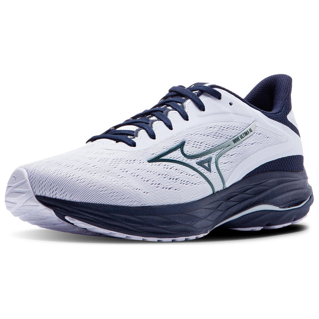 Кроссовки для бега Mizuno Амортизация Износостойкие Низкие Кроссовки для Бега Унисекс Светло-Синие - изображение 2