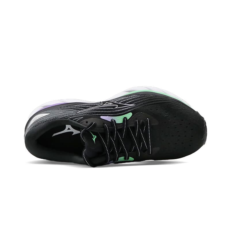 Кроссовки для бега Mizuno Wave Sky 6 Low Топ Беговые кроссовки Женские Черные - изображение 4