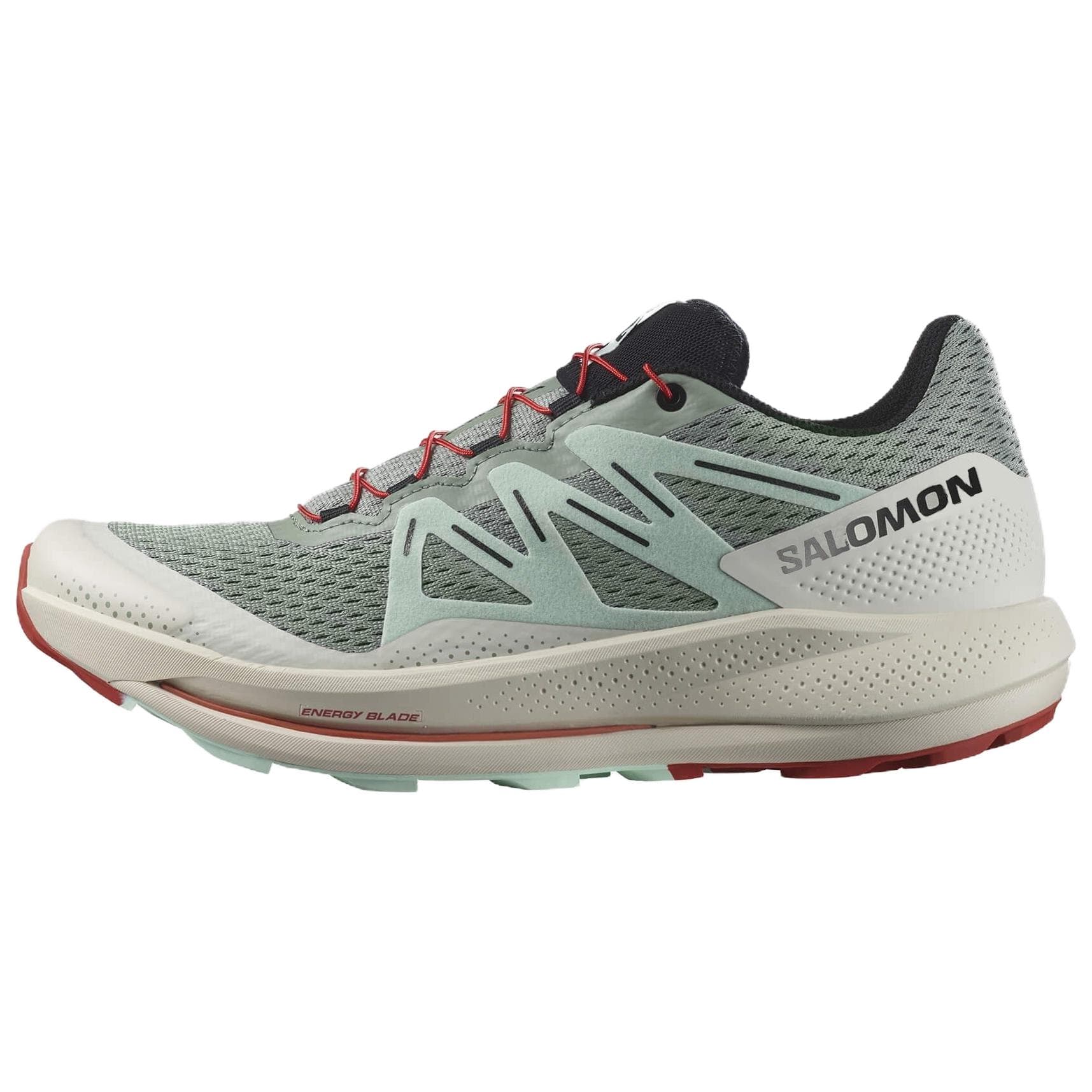Кроссовки для бега SALOMON Pulsar Trail противоскользящие низкие кроссовки для бега по пересеченной местности мужские зеленые - изображение 1