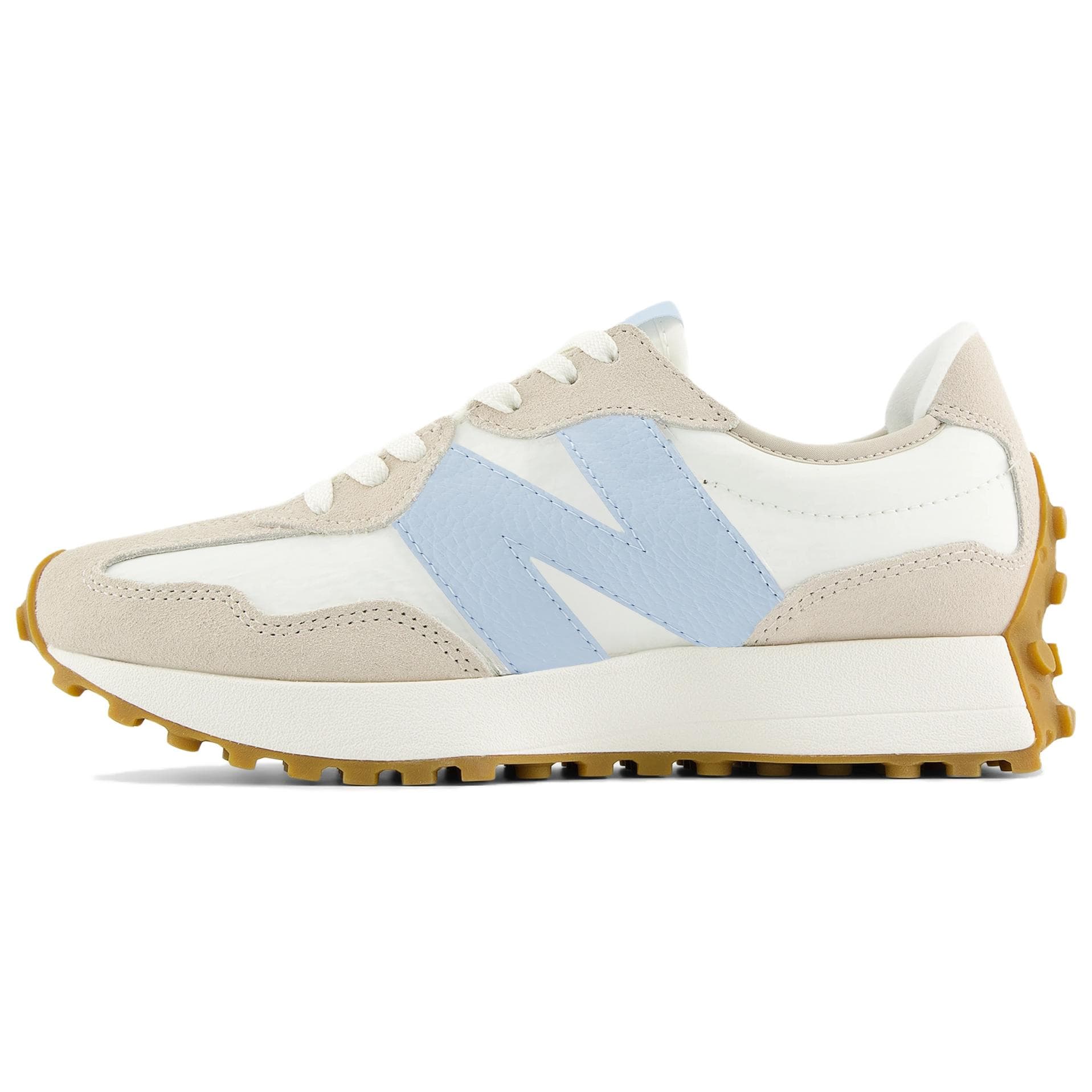 Кроссовки для бега New Balance NB 327 Low Топ Резинопласт Повседневные Беговые Кроссовки Женские Бежевые - изображение 1