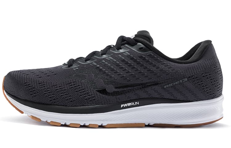Кроссовки для бега Saucony Ride 13 Black White - изображение 1