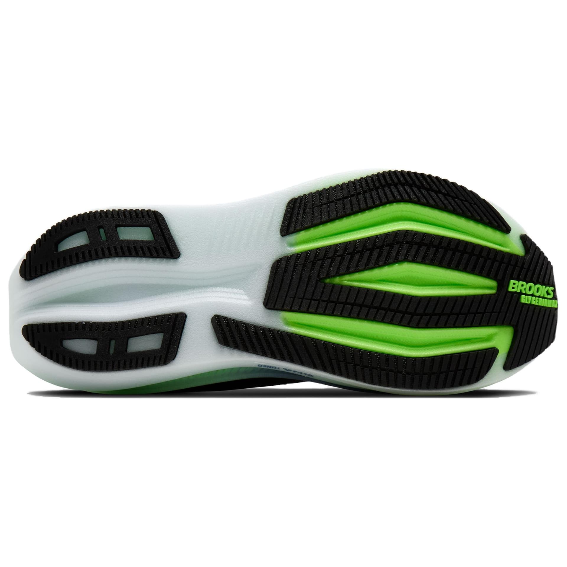 Кроссовки для бега Brooks Glycerin Max 2 Мягкий и Комфортный Повседневные Беговые Кроссовки Мужские Черные Зеленые - изображение 5
