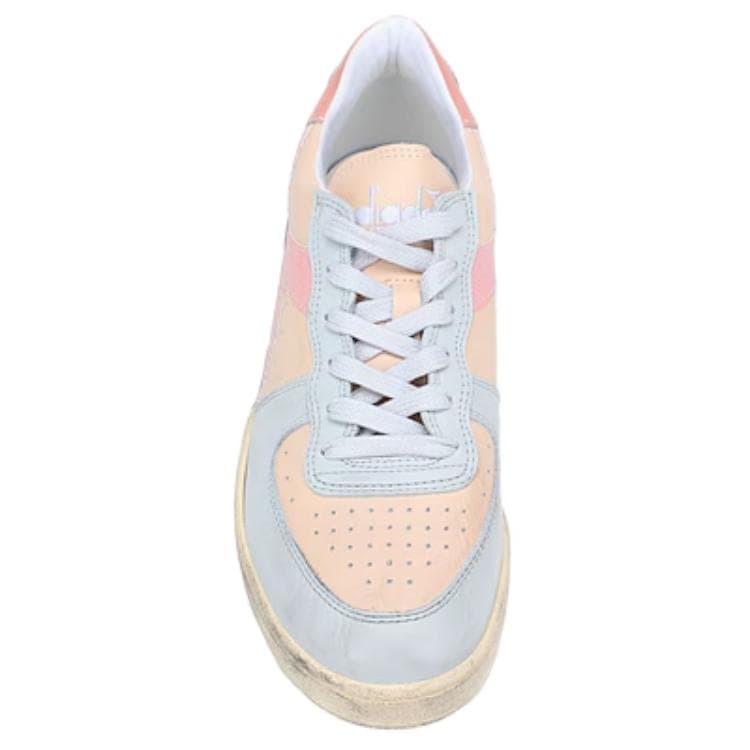 Кроссовки Diadora Mi Basket Low Топ Скейтборд Обувь Мужская Бежево-Синяя - изображение 3