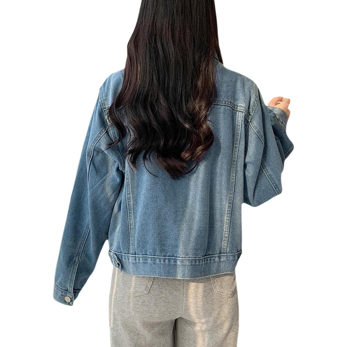 JEANSWEST Джинсовая куртка женская светло-синяя - изображение 3