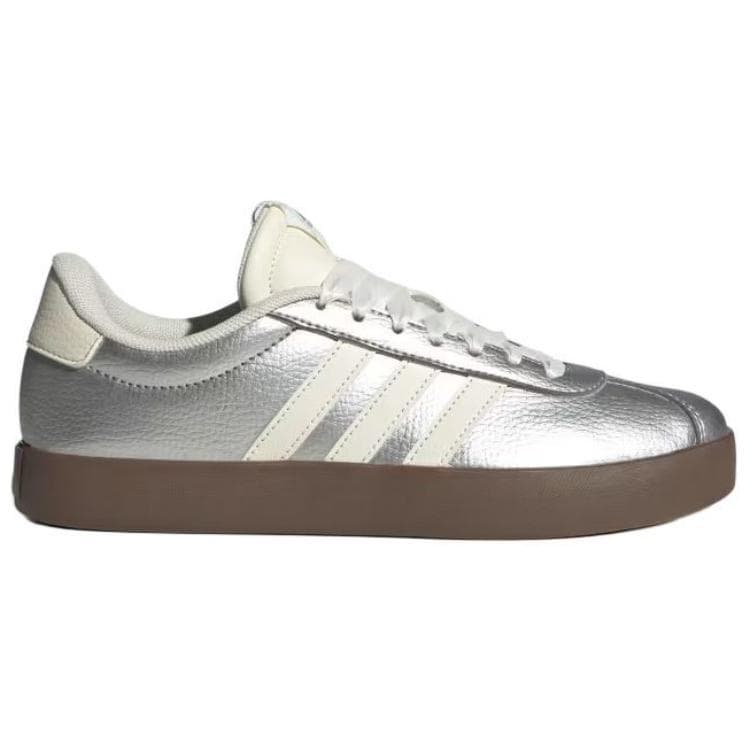Кроссовки Adidas VL COURT 3,0 Low Топ Кеды немецкой армии (GAT) Women's Silver Коричневый - изображение 2