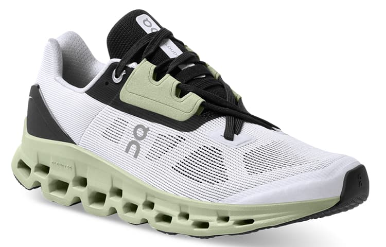 Кроссовки для бега On Cloudstratus White Black — фото 3