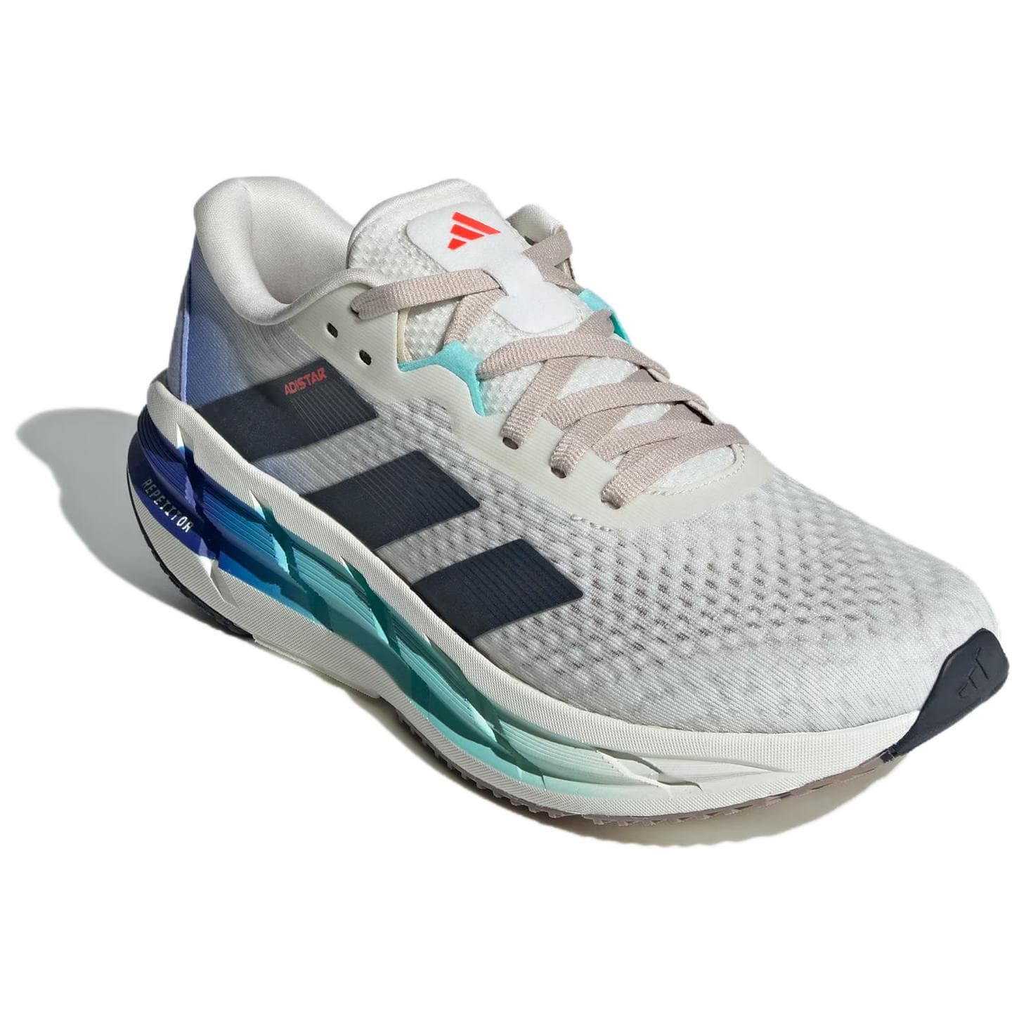 Кроссовки для бега Adidas ADISTAR 3 Устойчивая к истиранию Низкая Обувь для повседневных тренировок бег на длинные дистанции мужская белая - изображение 3