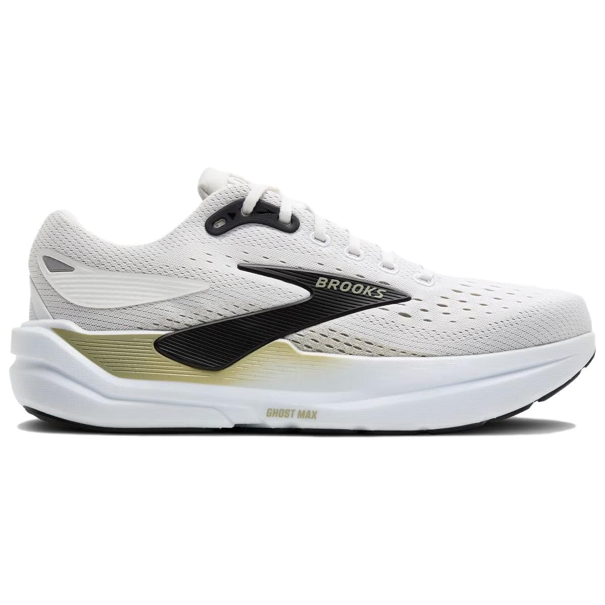 Кроссовки для бега BROOKS Ghost Max 3 Поддержка Дышащий Поддержка Дышащий Марафон Бег на длинные дистанции Обувь Мужской Белый - изображение 2