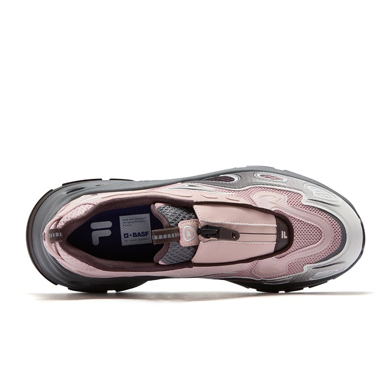 Кроссовки для бега FILA FUSION BLUR 2050 Glass Snake Текстиль Синтетическая кожа Низкие беговые кроссовки Женские Бобовый Серый Коричневый - изображение 1