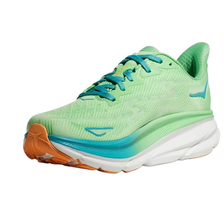 Кроссовки для бега HOKA ONE ONE Clifton 9 Удобный Амортизация Износостойкий Низкий Топ Повседневные Беговые Кроссовки Мужские Зеленые - изображение 3