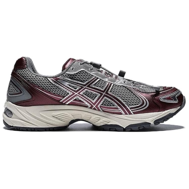Кроссовки Asics Gel Kahana TR V4 Low Топ Повседневная обувь Унисекс Серебристо-серый Красный - изображение 2