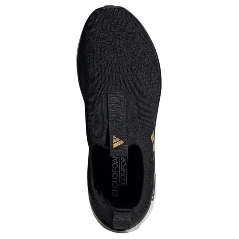 Кроссовки Adidas Cloudfoam Противоскользящая Устойчивая к износу Низкий Топ Повседневная Обувь Женская Черная - изображение 6