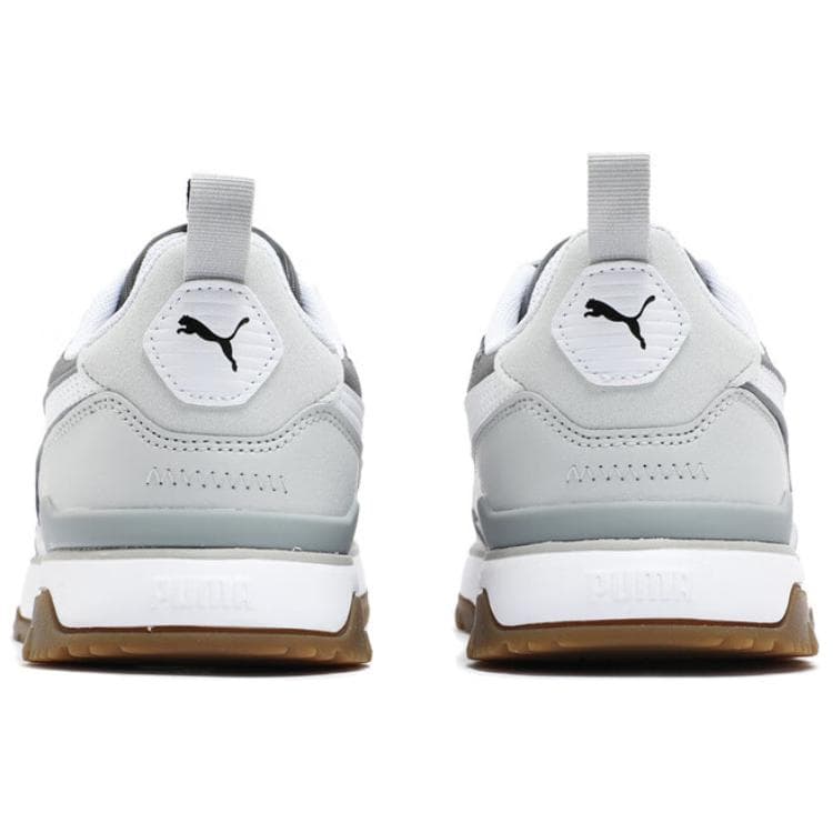 Кроссовки PUMA R78 Комфортный Дышащий Низкий Топ Повседневная Обувь Унисекс Светло-Серый - изображение 4