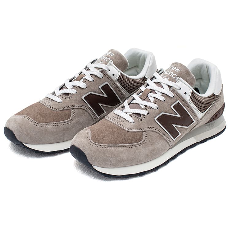 Кроссовки для бега New Balance 574 Brown - изображение 3