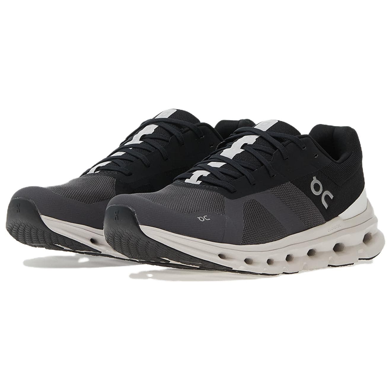Кроссовки для бега On Cloudrunner Black Grey - изображение 3
