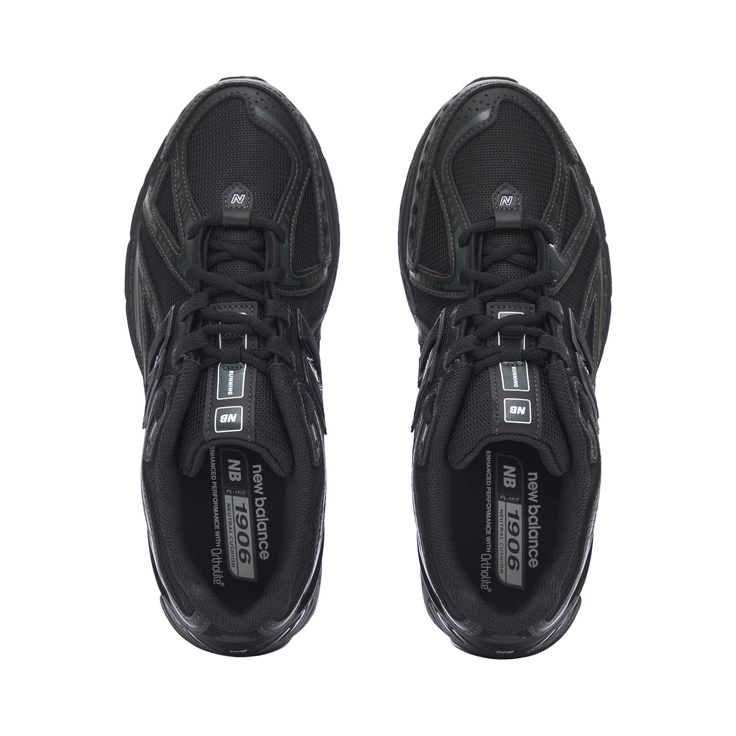 Кроссовки для бега New Balance NB 1906R Low Топ Повседневные Городские Коммутатор Беговые Кроссовки Унисекс Черные - изображение 8
