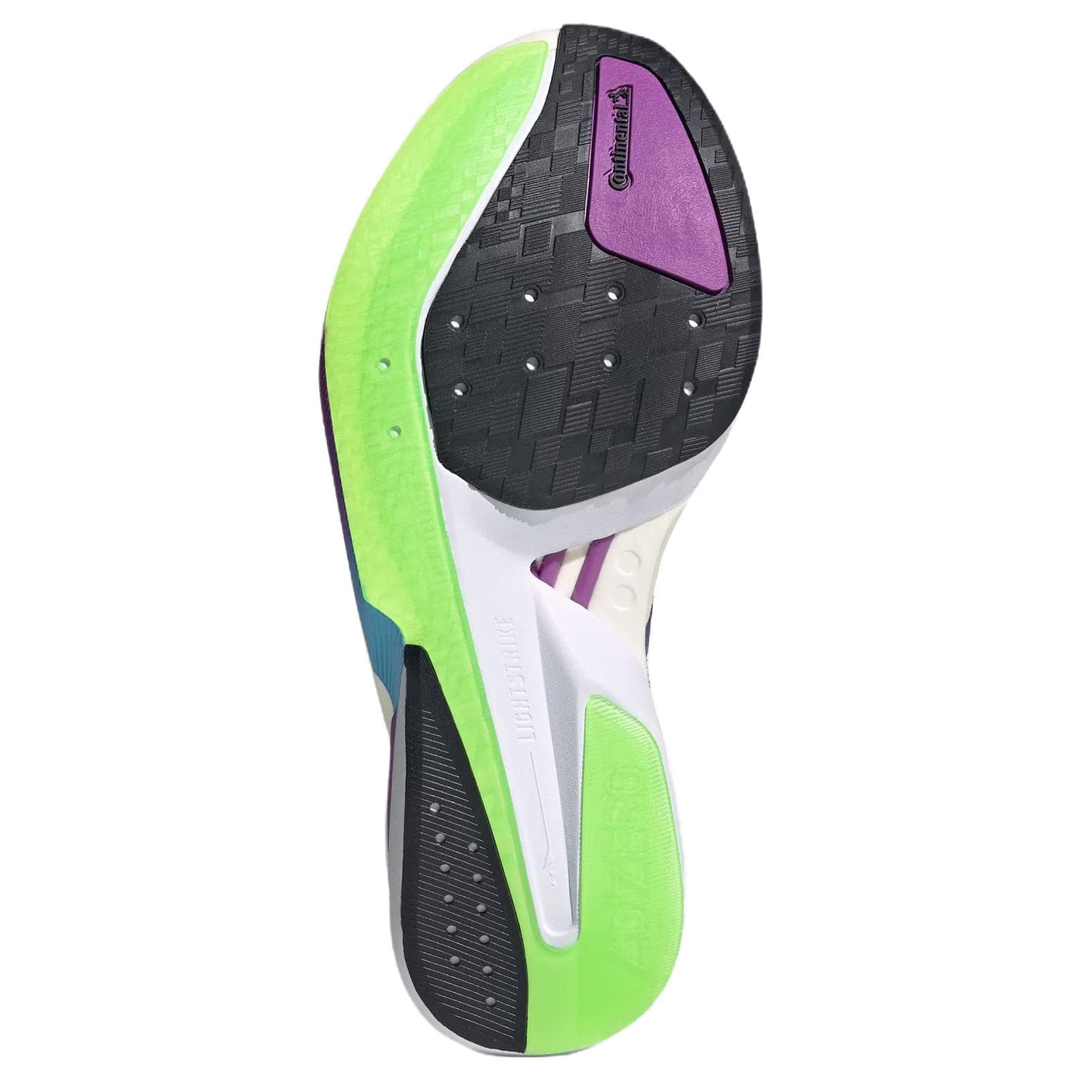 Кроссовки для бега Adidas Adizero Boston 13 Lightstrike Pro Версия Lighttraxion Марафон Беговые Кроссовки Женские Белый Фиолетовый - изображение 4