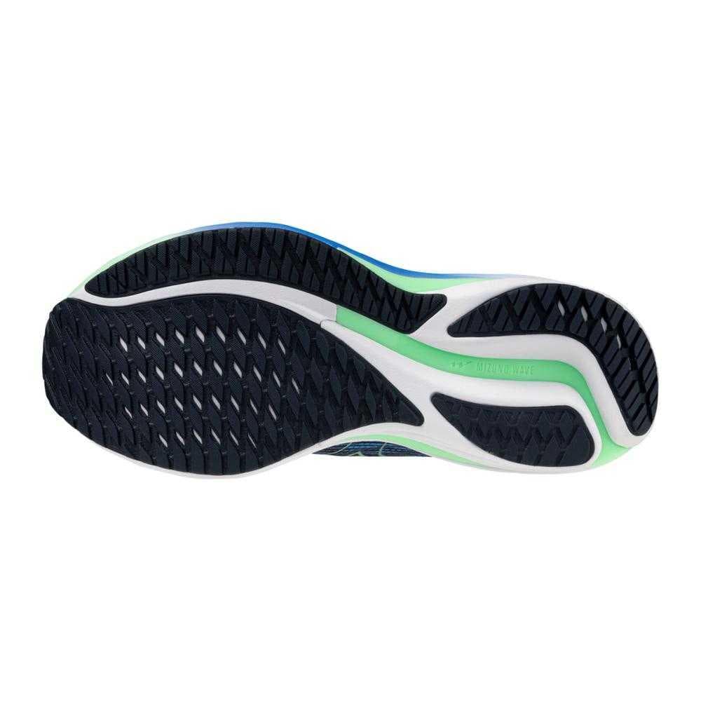 Кроссовки для бега Mizuno Wave Rider 28 Модный противоскользящий низкий топ беговые кроссовки мужские винтажная модель индиго - изображение 7