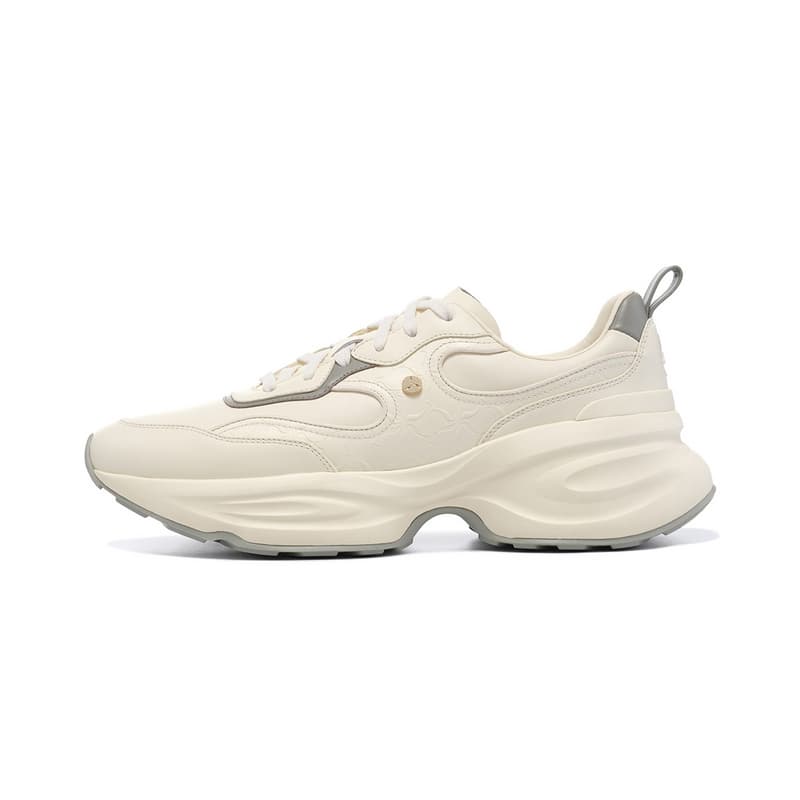 Кроссовки для бега LI NING 1990 Classic Collection Амортизация Устойчивость к истиранию Низкий топ Повседневные беговые кроссовки - изображение 1