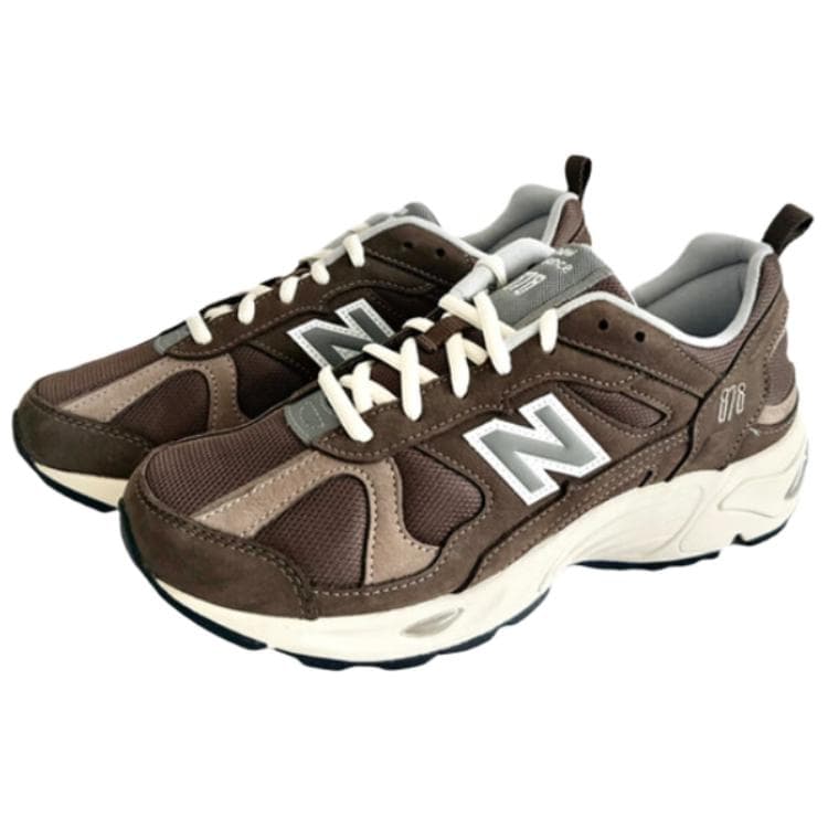 Кроссовки New Balance NB 878 Устойчивый к истиранию Дышащая Амортизация Низкий Верх Повседневная Обувь Унисекс Коричневый - изображение 2