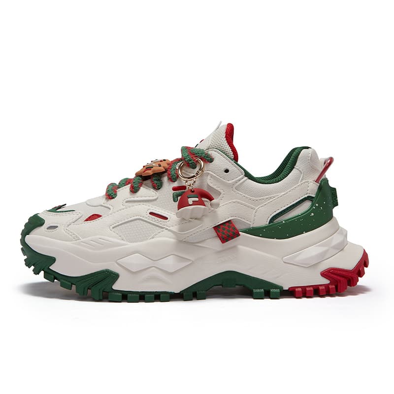Кроссовки для бега FILA FUSION Бьянко Низкие Повседневные Городские Коммутационные Беговые Кроссовки Женские Молочно-белые - изображение 1