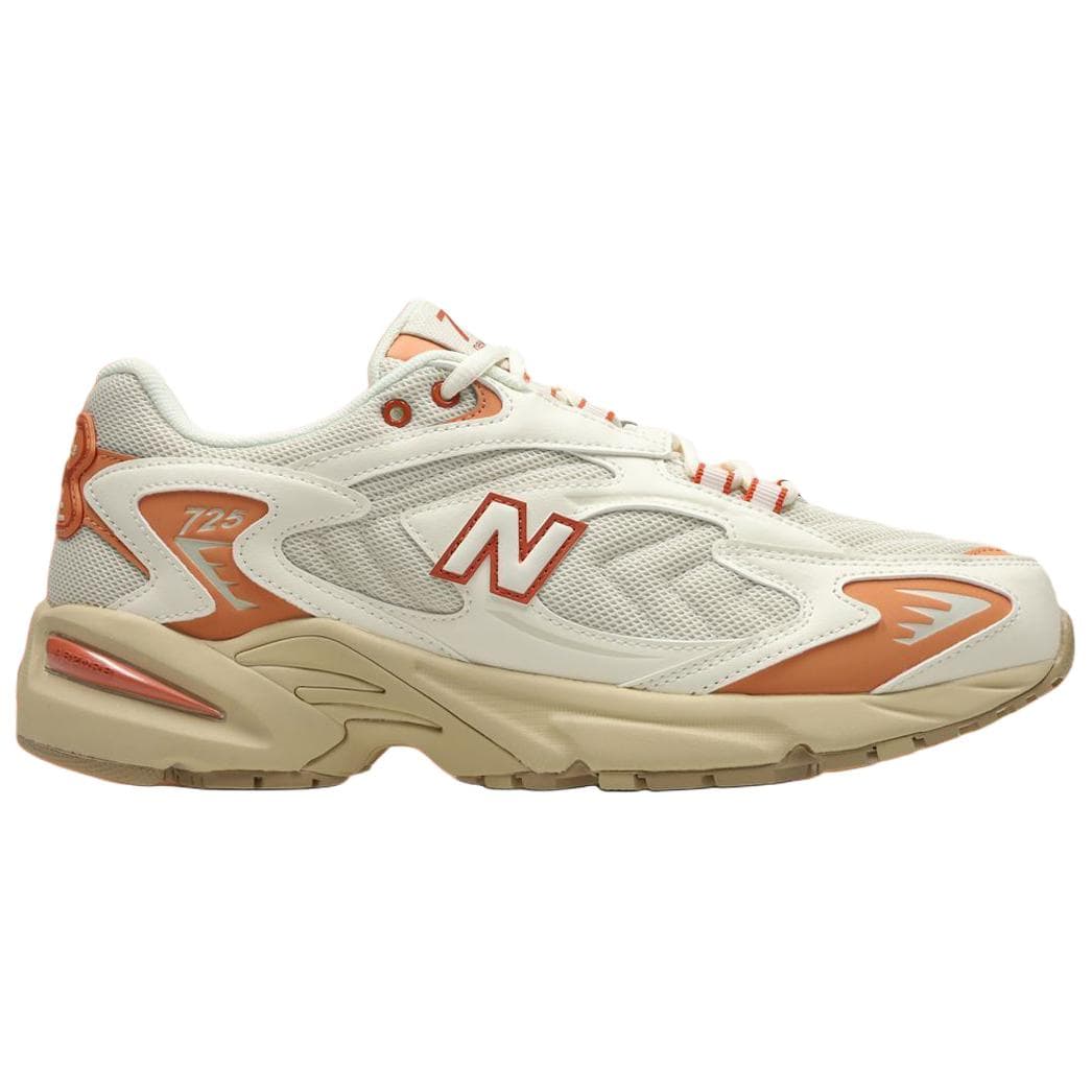 Кроссовки для бега New Balance NB 725 Износостойкие Низкие Беговые кроссовки Мужские Бежево-оранжевые - изображение 2