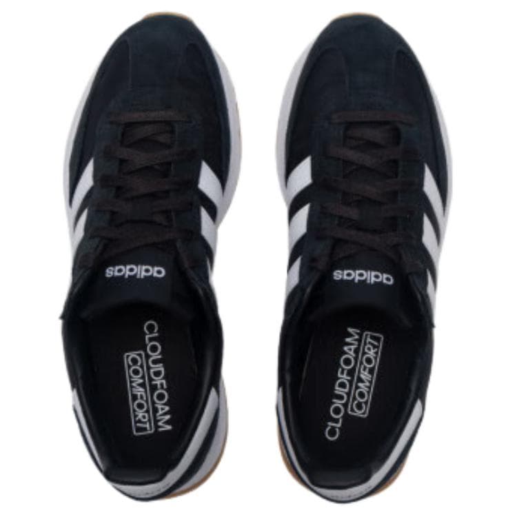 Кроссовки для бега Adidas RUN 70s 2,0 Амортизация Противоскользящие Дышащие Низкие Беговые кроссовки Мужские Черные - изображение 4