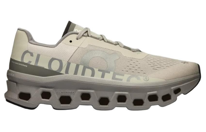 Кроссовки для бега On Cloudmonster Alloy Grey — фото 2