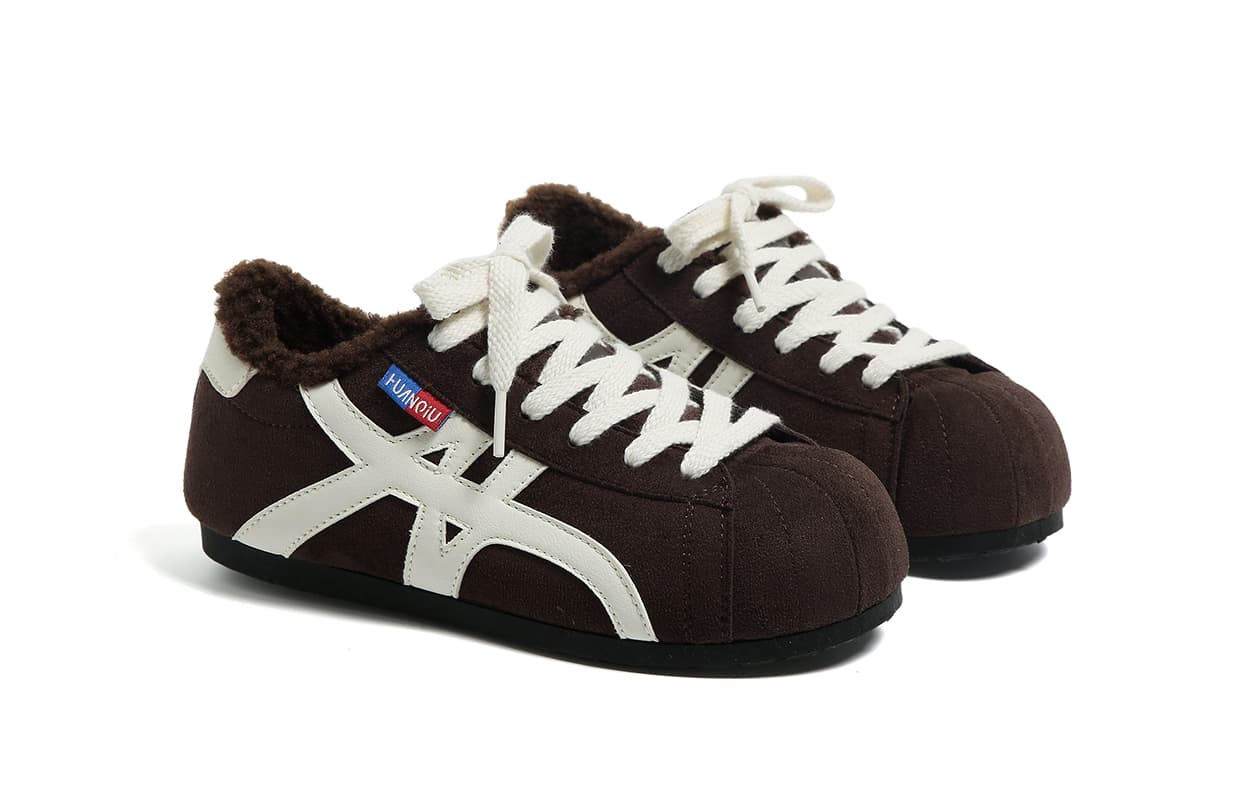 Кроссовки HUANQIU Легкий Low Top Немецкие армейские кроссовки Женские Коричневый - изображение 3