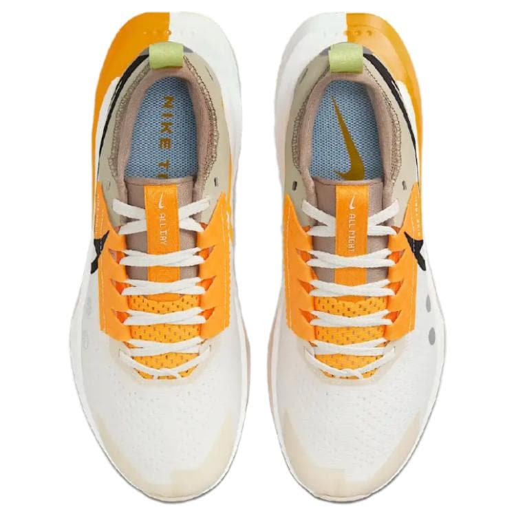 Кроссовки для бега Nike Zegama 2 Low Top Trail Беговые кроссовки Женские Белый Серый Желтый - изображение 2