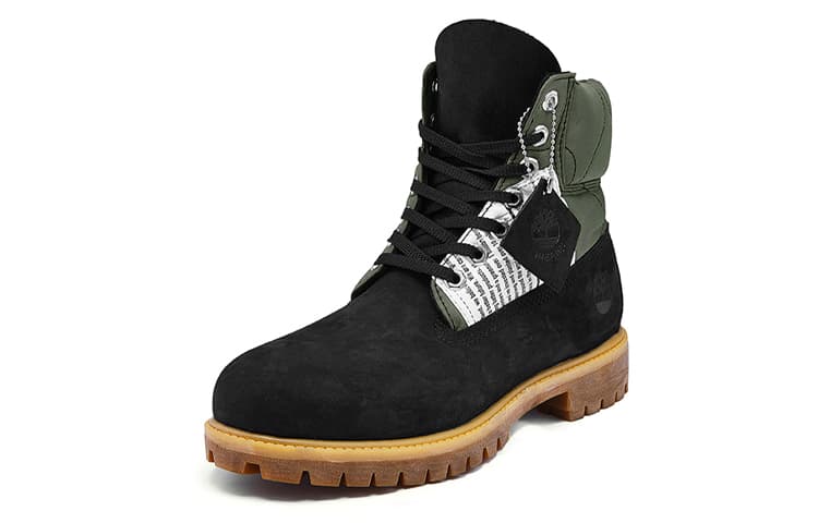 Ботинки уличные Timberland 6 Inch Black Green - изображение 3