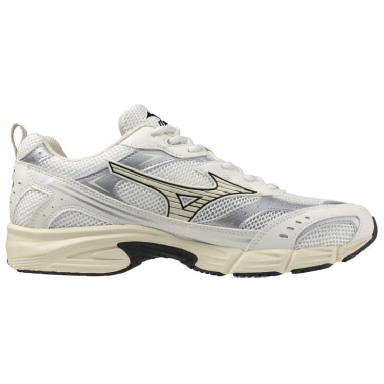 Кроссовки для бега Mizuno противоскользящие устойчивые к истиранию низкие повседневные беговые кроссовки мужские серебристый и бежевый - изображение 2