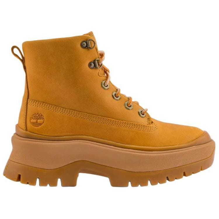 Ботинки уличные Timberland Износостойкий противоскользящий средней длины для активного отдыха женский желтый - изображение 2