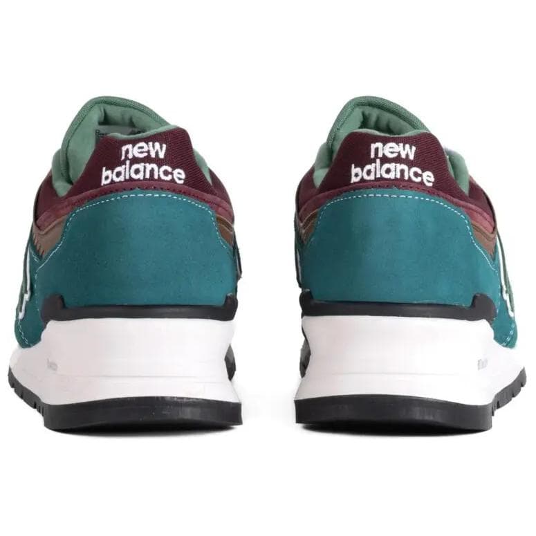 Кроссовки для бега New Balance NB 997 Мягкий и Комфортный Низкий Топ Беговые Кроссовки Унисекс Зеленый - изображение 4