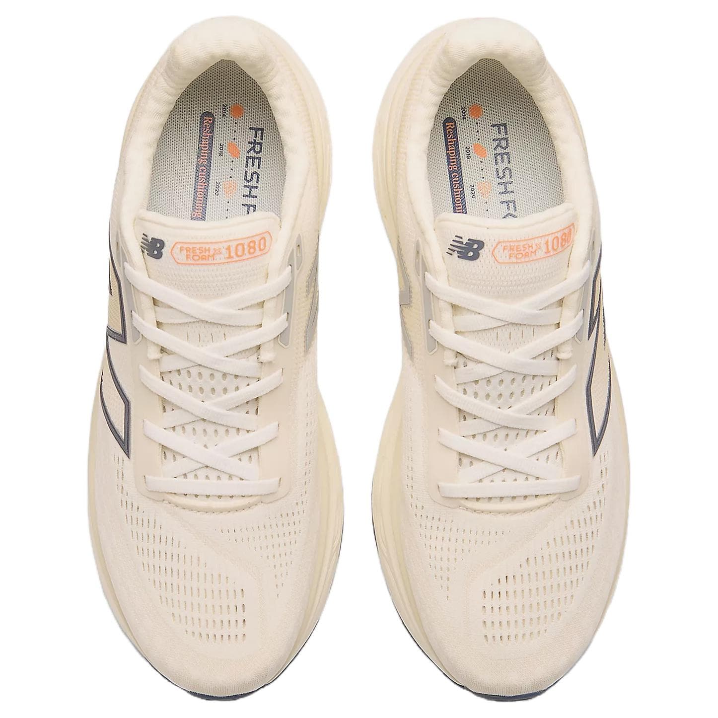 Кроссовки для бега New Balance x FRESH FOAM 1080 v14 Дышащие Низкие Повседневные Беговые Кроссовки Мужские Экрю - изображение 4