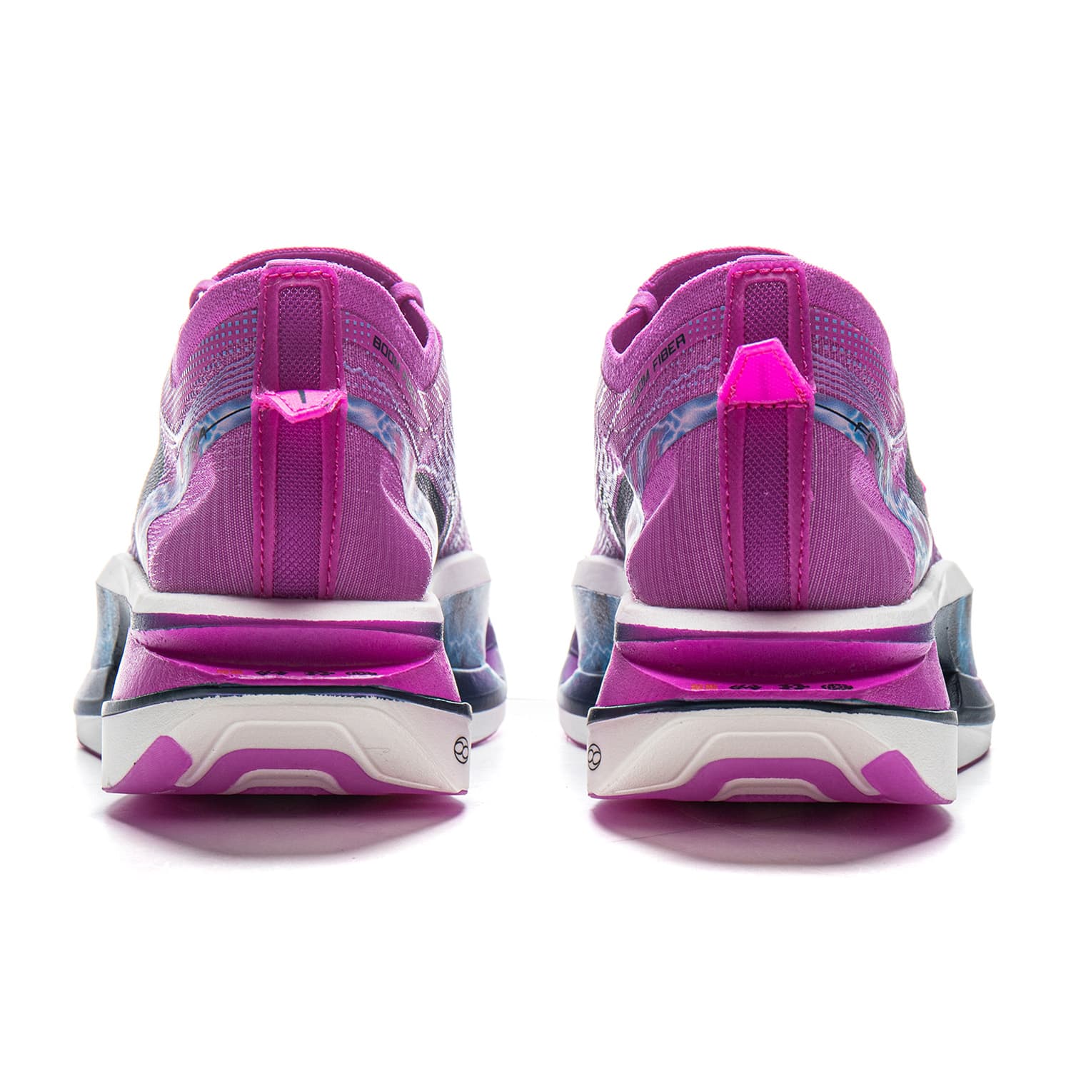 Кроссовки для бега Li NING Feidian 5 ULTRA Дышащий Low Топ Технология BOOM Марафон Тренировки Race Беговые кроссовки Унисекс Фиолетовый - изображение 6