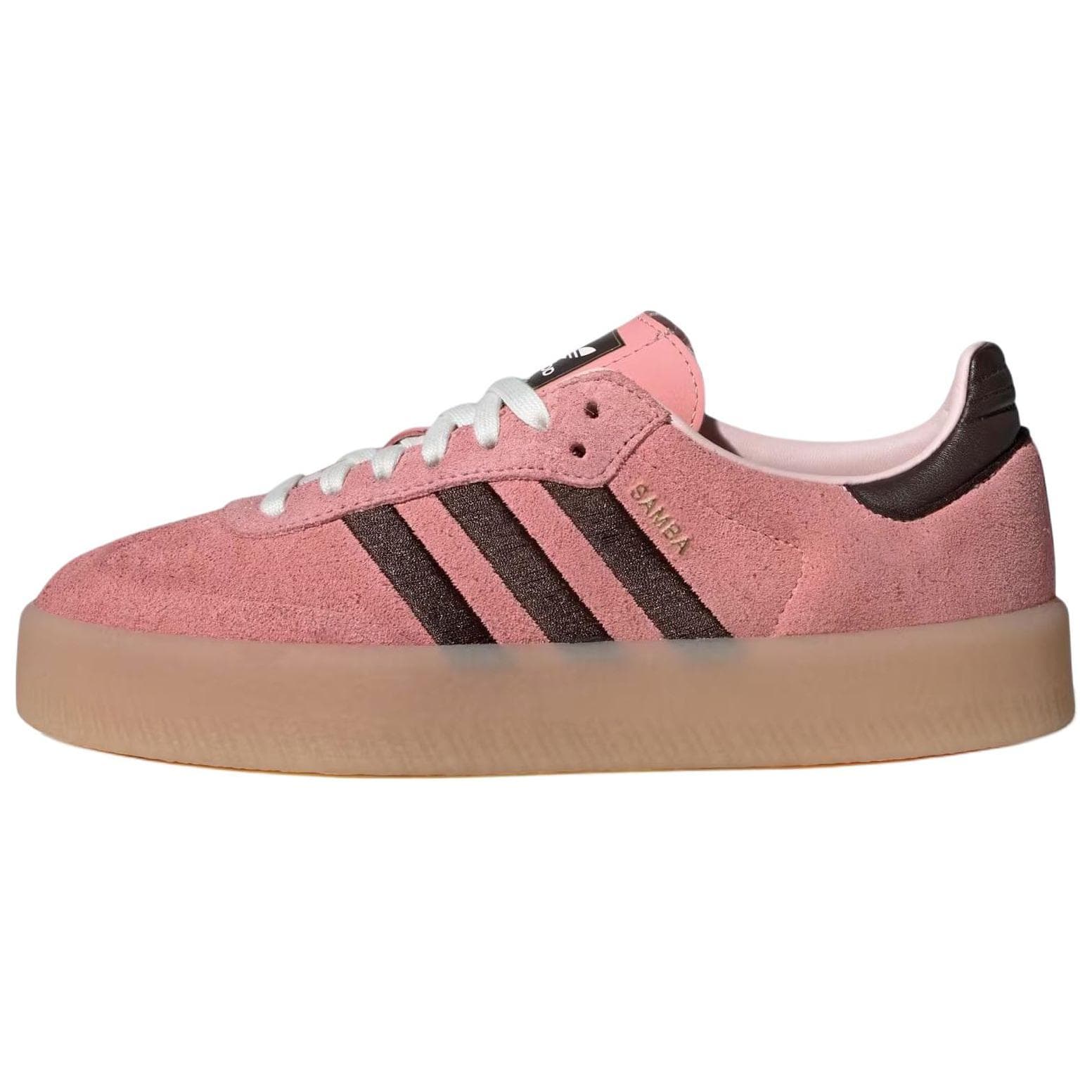 Кроссовки Adidas Originals SAMBAE Устойчивая к истиранию низкая обувь для скейтбординга Женская Розовая - изображение 1