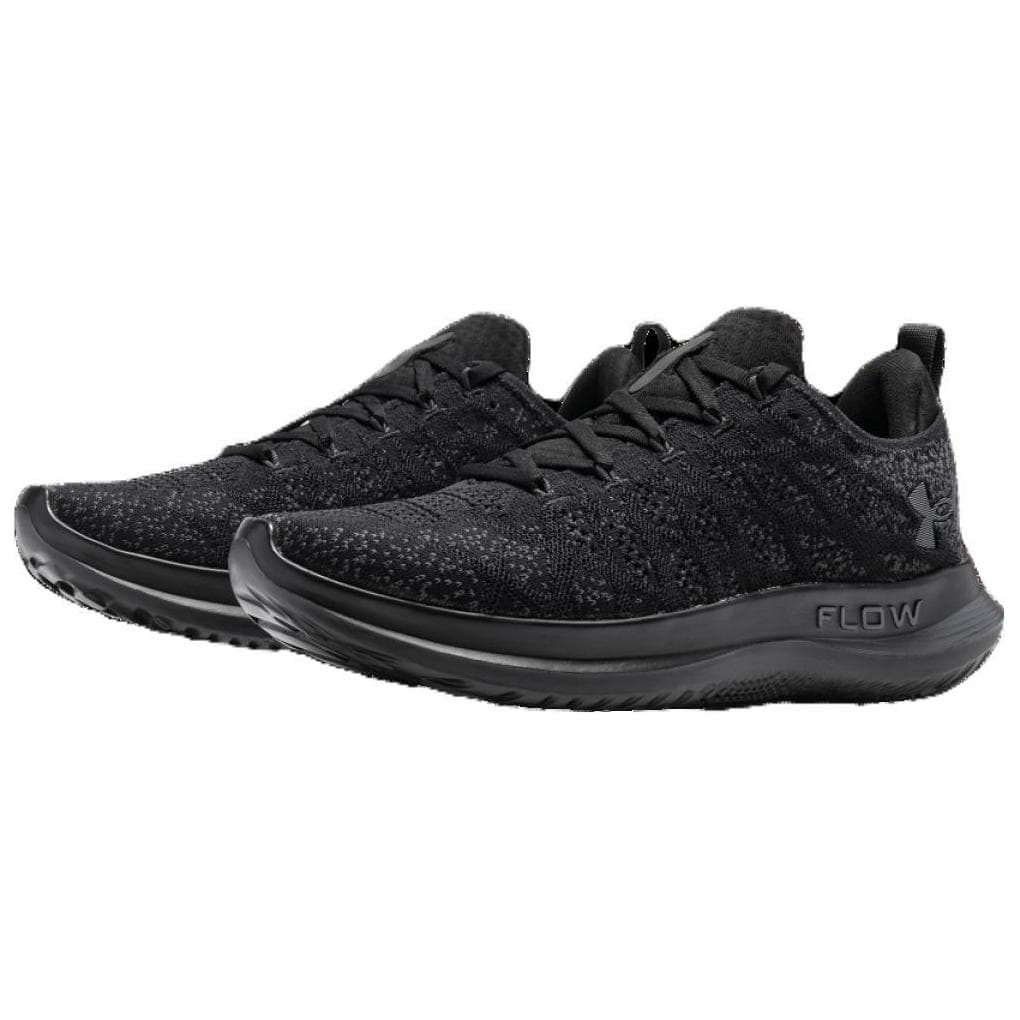 Кроссовки для бега Under Armour Hovr Velociti 3 Ткань Низкие Беговые Кроссовки Женские Черные - изображение 3