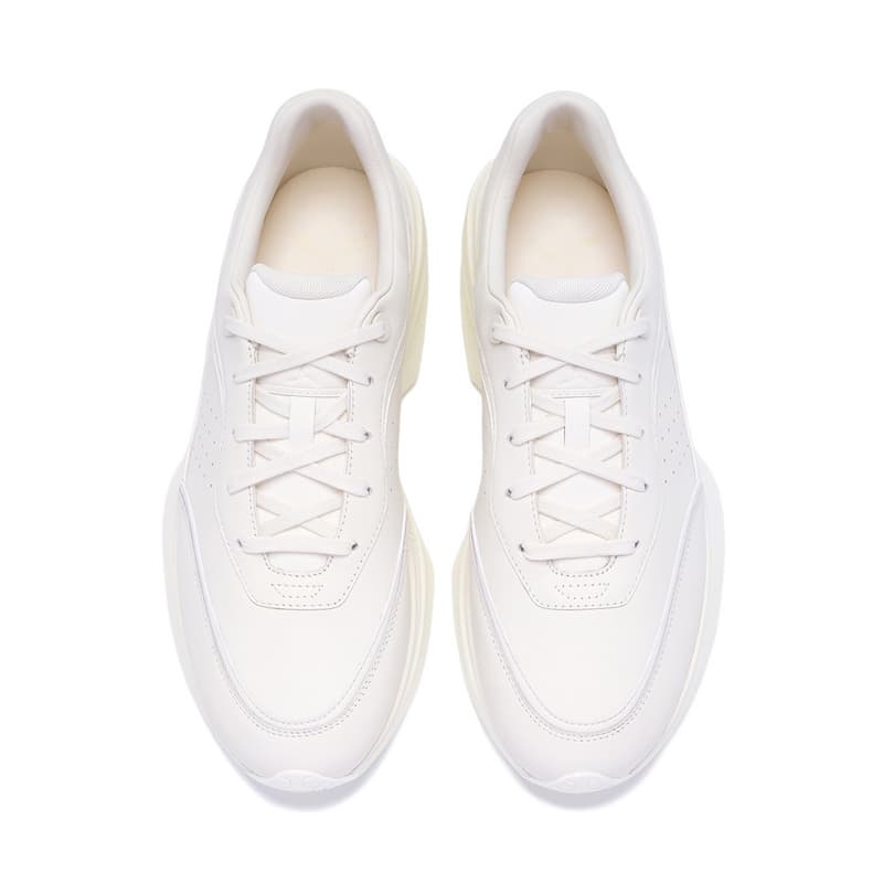 Кроссовки LI NING 1990 Classic Collection Амортизация Устойчивость к истиранию Низкий Топ Повседневная Обувь Женская Экрю - изображение 3
