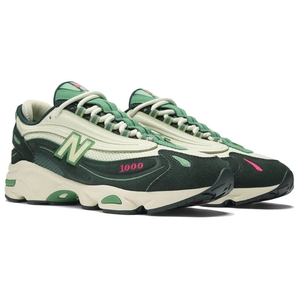 Кроссовки для бега CONCEPTS x New Balance NB 1000 Low Топ Повседневные беговые кроссовки Мужские Зеленые - изображение 3