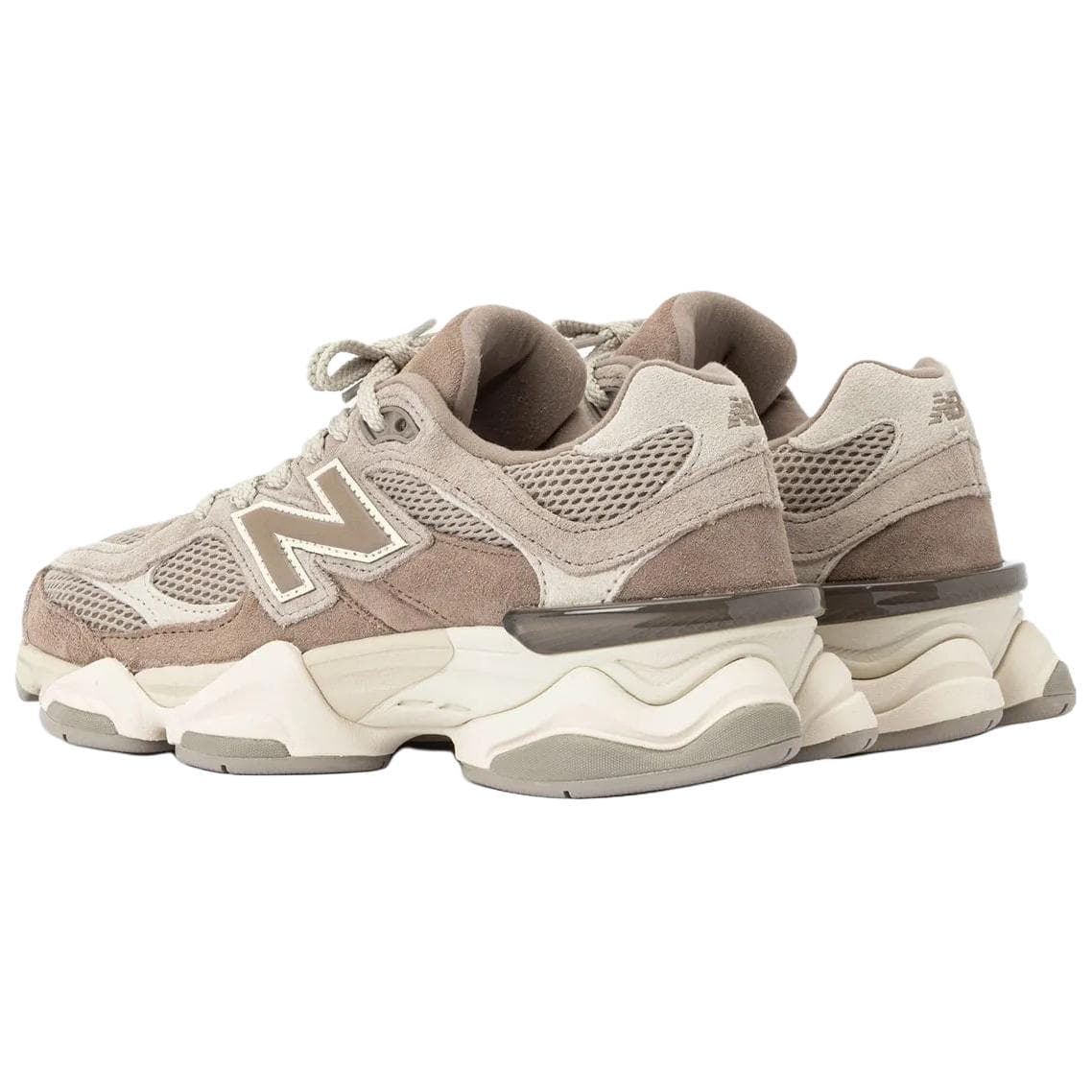 Кроссовки для бега New Balance NB 9060 Устойчивые к истиранию низкие беговые кроссовки для мужчин серо-коричневые - изображение 2