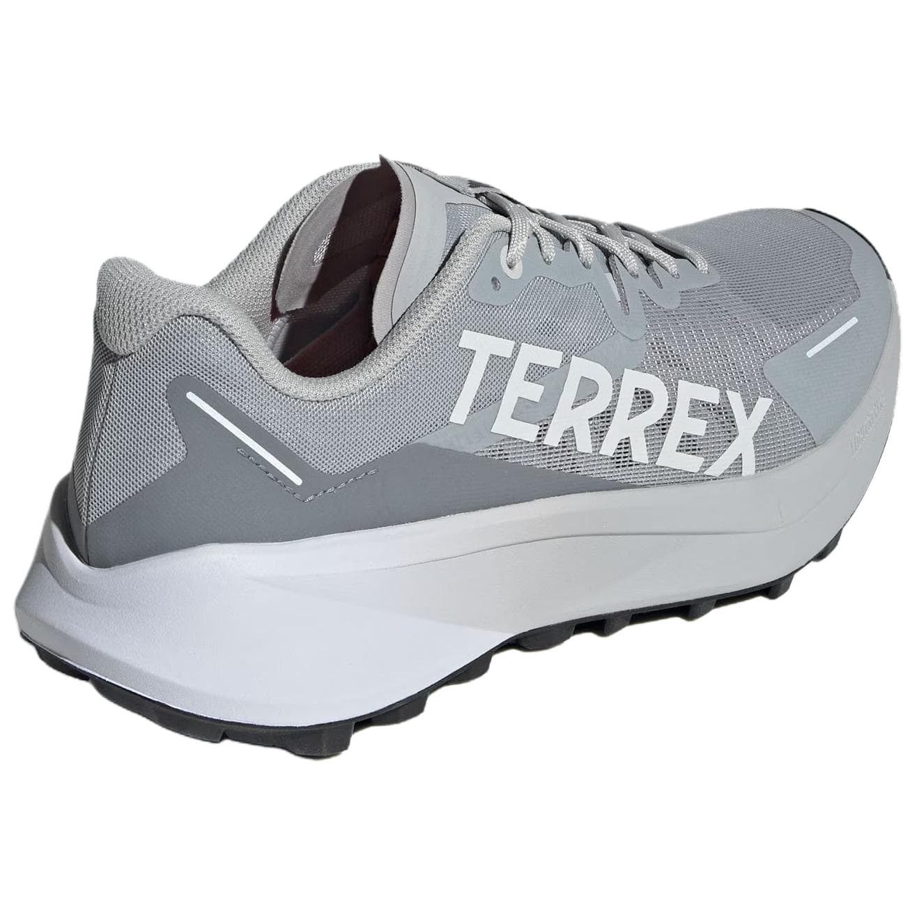 Кроссовки для бега Adidas TERREX Agravic 3 Ткань Противоскользящие Устойчивые к истиранию Низкие Беговые кроссовки Мужские Светло-серые - изображение 4