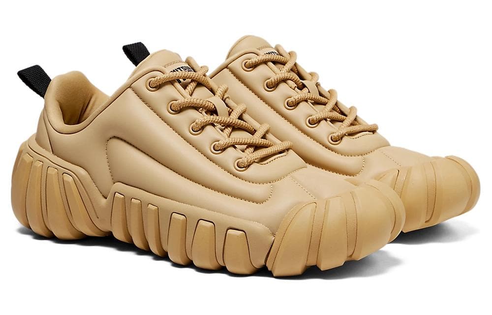 Кроссовки для бега Onitsuka Tiger Dentigre Puff Устойчивые к истиранию низкие беговые кроссовки унисекс желтого цвета - изображение 3