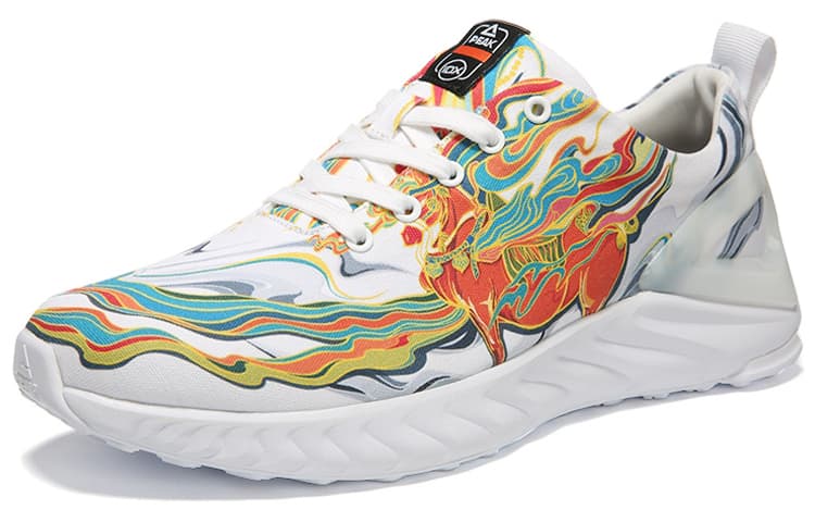 Кроссовки для бега PEAK Low-Top Running Shoes White Orange - изображение 2