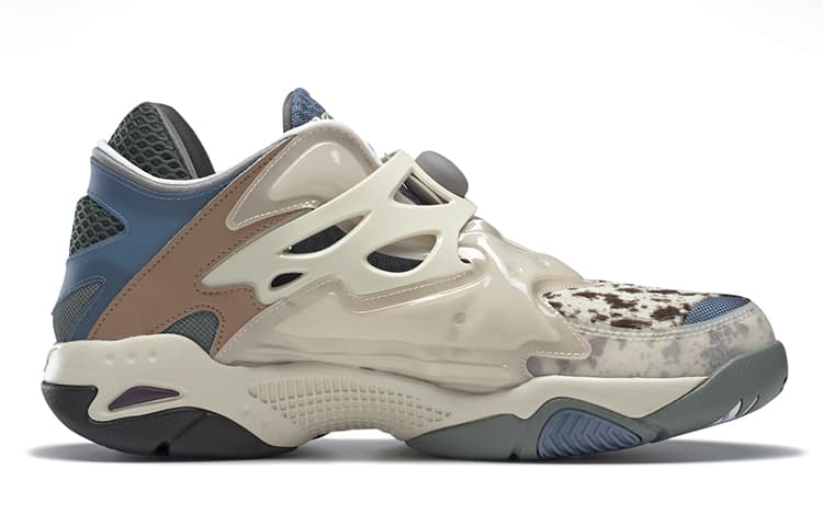 Кроссовки Brain Dead x Reebok Pump Court Blue Grey - изображение 2