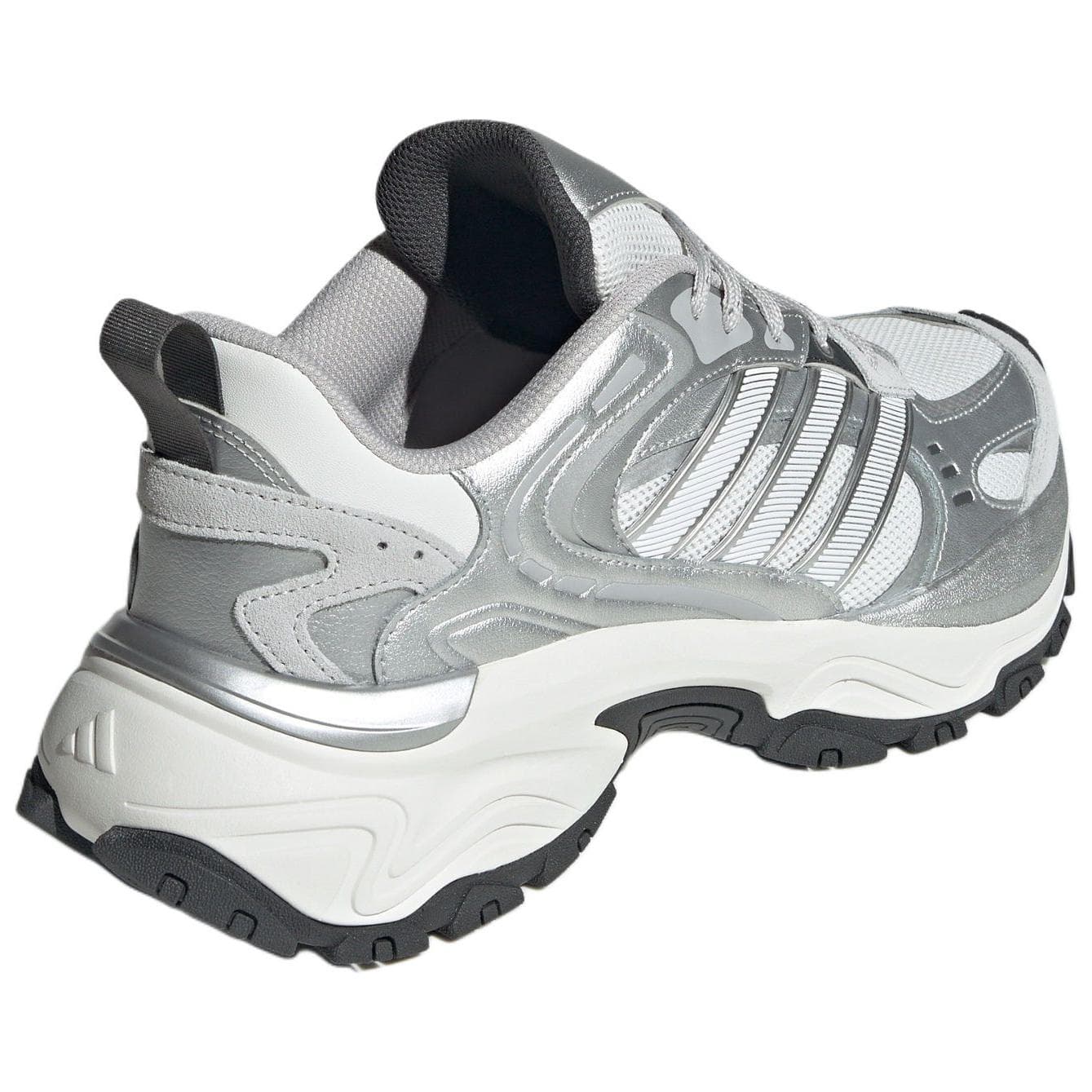 Кроссовки Adidas SHADOW FEVER Low Топ Кроссовки с Толстой Подошвой Унисекс Серебристо-Серый - изображение 4